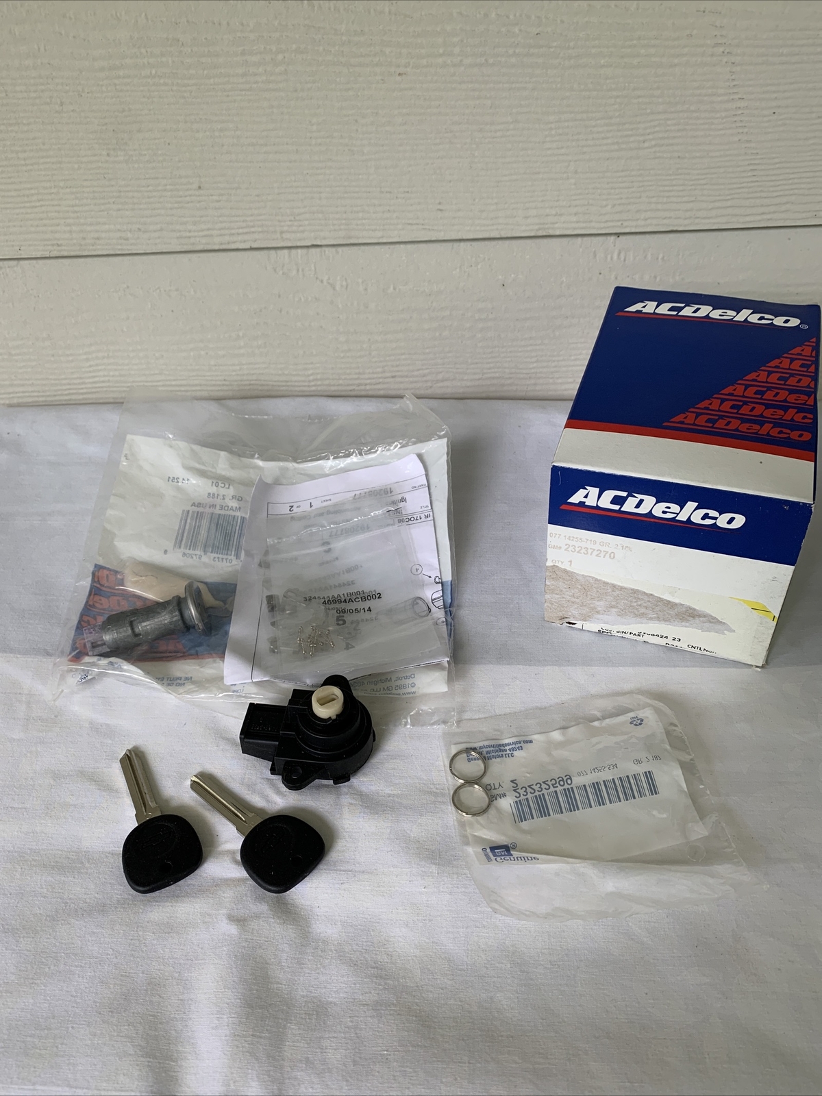 Ignition Cylinder Lock Kit GM ACDelco 23237270 Fits Multiple Makes 