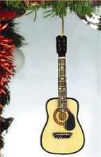 Realistic Classic Guitar Christmas Ornament - 5" Tall by Broadway Gifts - NIB