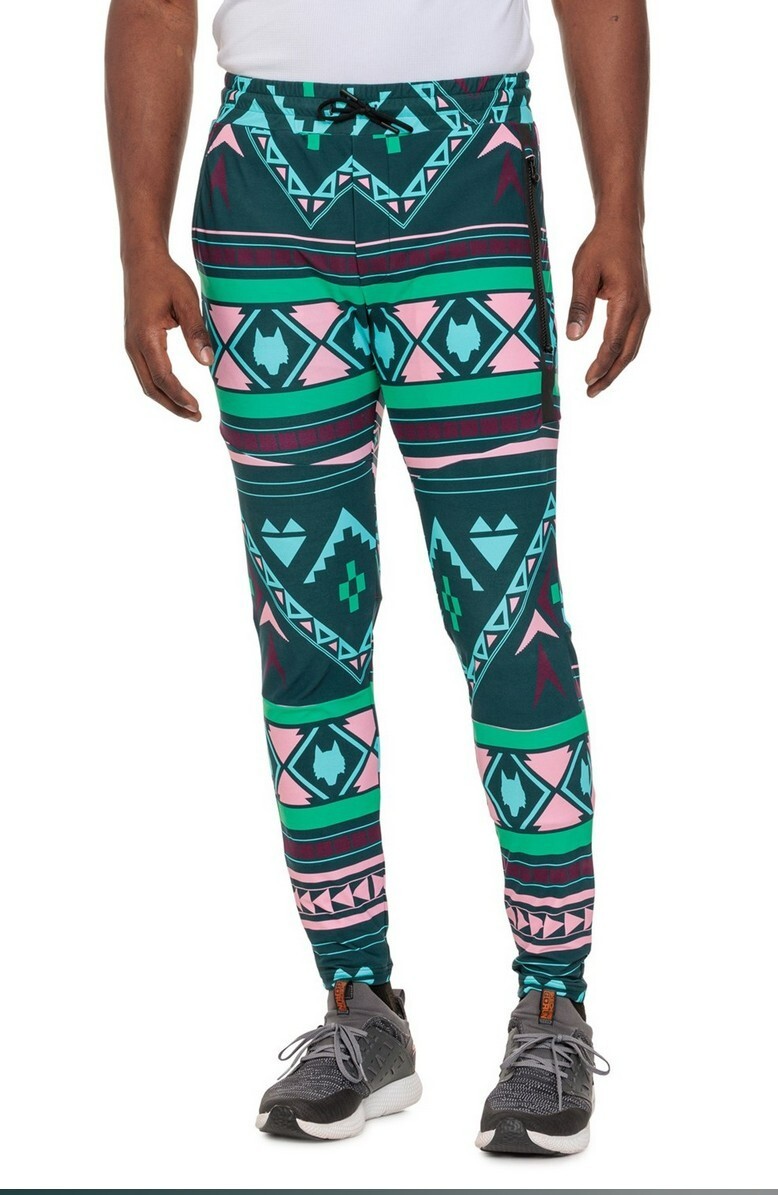 Greyson Ghostwolf Sequoia Print Joggers for Men - Large - Golf Ready - $198 MSRP-image