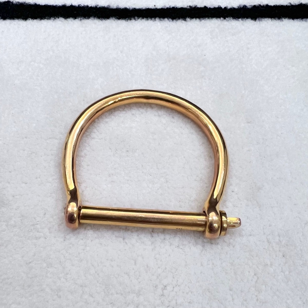 ★追跡&関税込【即発送・MIANSAI】Screw Cuff ゴールド Thin Screw Cuff Gold Men's | Miansai