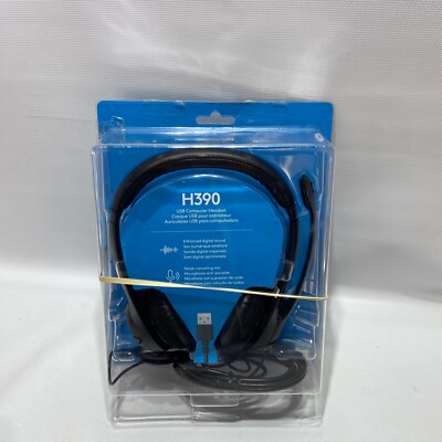 Logitech H390 USB Headset with Noise Cancelling Microphone | eBay
