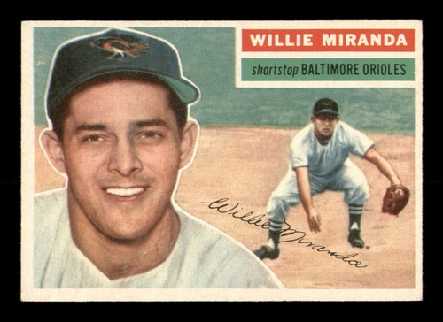 1956 Topps Set Break #103 Willie Miranda NM *OBGcards*