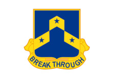 4" 117th infantry regiment dui army bumper sticker decal usa made