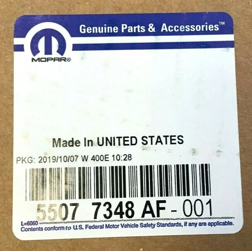 Conjunto de luz de freno trasera derecha Dodge Ram 1500 2500 3500 nuevo OEM Foto 3 de 3