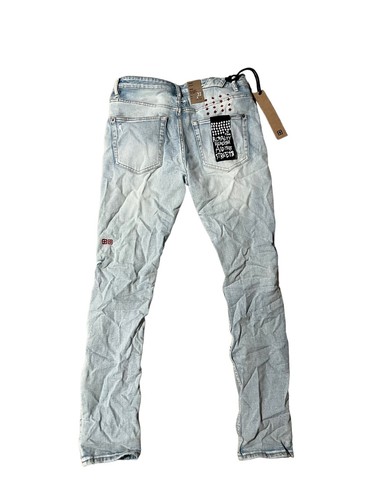 Ksubi Jeans Mens Chitch Slim Tapered Leg Mid-Long Rise Blue $240 Size 31/32 - Picture 4 of 5