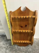 Wall Mounted Wooden Key Holder Hangers Storage 21 Key Hooks