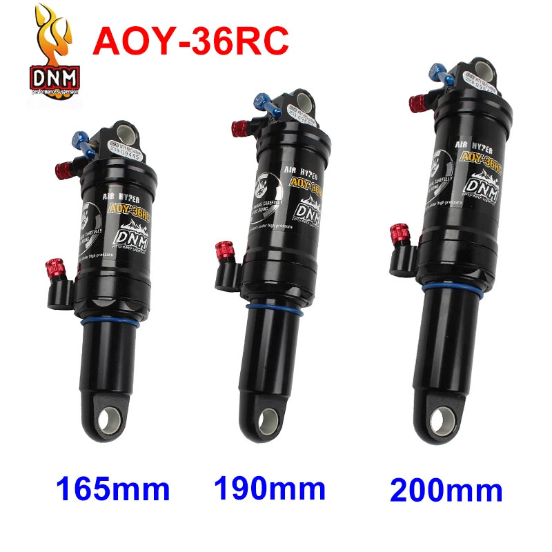 MTB Downhill Bike Rear Shock 165/190/200MM Soft Tail Air Rear