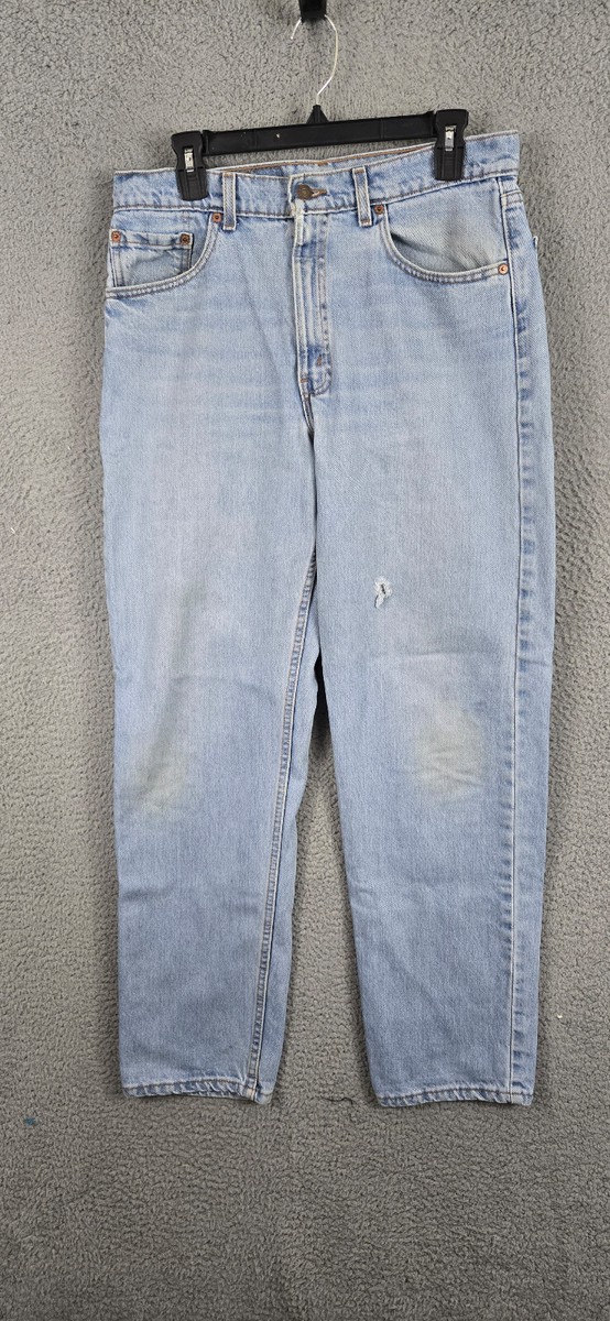 [34×29] 1997's Levi's 550 Denim pants Vintage 1997 USA Levis 550 Jeans Mens 34x34 Tapered Leg