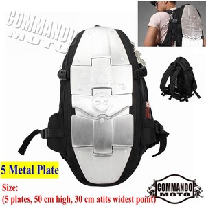 Outdoor Bag Backpack Alum Armor Motorcycle Backpack Bag Back Spine Protector M Ebay