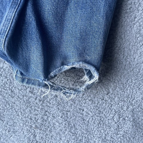 Carhartt B07 DNM Dungaree Denim Double Knee Logger Pants Distressed Patch 38X34 - Picture 14 of 15