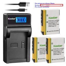 Kastar Battery LCD USB Charger for Kodak KLIC-7002 K7002 Kodak EasyShare V603
