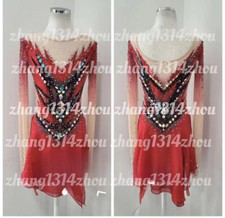 681.The new figure skating dress can be customized