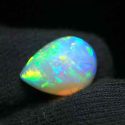 Fire Opal 100% Natural 9.70 Ct+ Ethiopian Certified Play of Color Loose Gemstone