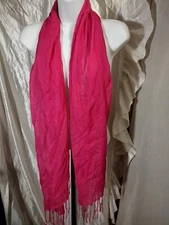 Women's Hot Pink Scarf