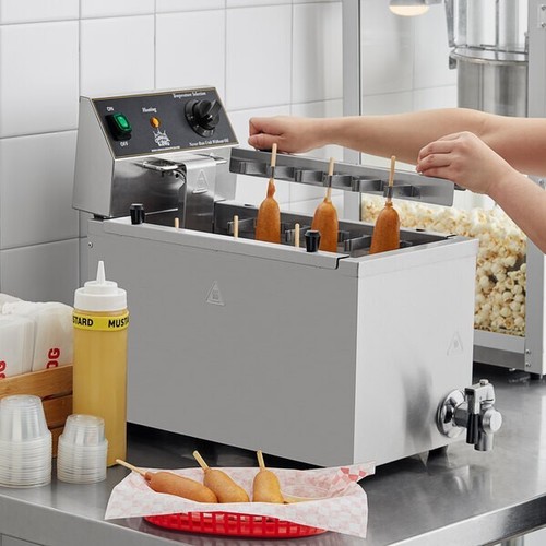 37 lb. Electric Adjustable Countertop Corn Dog Fryers - 120Volts, 3600Watts - Picture 21 of 24