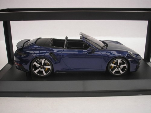 PORSCHE 911 TURBO S CABRIOLET 2020 BLAU METALLIC 1/18 MINICHAMPS 155069081 NEU - Bild 4 von 8