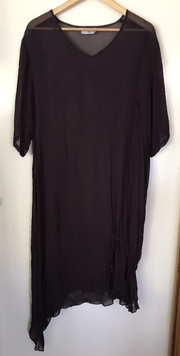 🪬Gorgeous Vintage ENCHANTRESS Brown Bohemian /Gypsy Dress Free Size - Picture 2 of 6