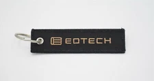EOTECH LOGO KEYCHAIN/KEY RING EXPS2 EXPS3-0 43 MAGNIFIER VUDU BLACK/TAN 4" X 1"