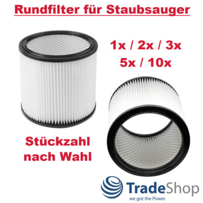 1x/2x/3x/5x/10x Faltenfilter für Shop Vac K11-SQ14 K12-1400S K11-1400S BMB110040