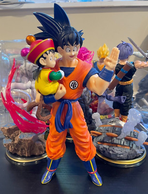 Anime Dragon Ball Z Son Goku Gohan Statue Figure Gift Collection Anime PVC Mode