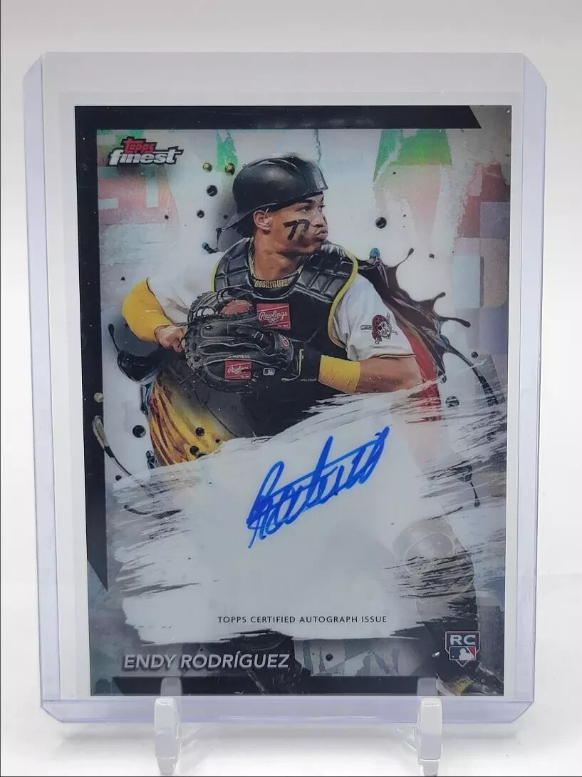 ENDY RODRIGUEZ 2024 TOPPS FINEST ROOKIE AUTOGRAPH REFRACTOR RC AUTO (18b)
