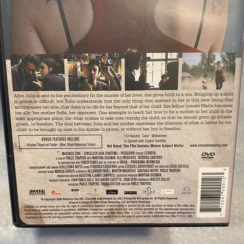 Lions Den DVD 2008 Strand Releasing Argentina FLOS Prison Drama Torino PSIFF - Picture 3 of 5