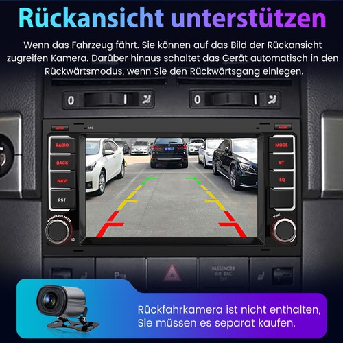 Android 14 64G Für VW T5 Multivan Transporter DAB BT Autoradio CarPlay Navi WIFI - Bild 8 von 16