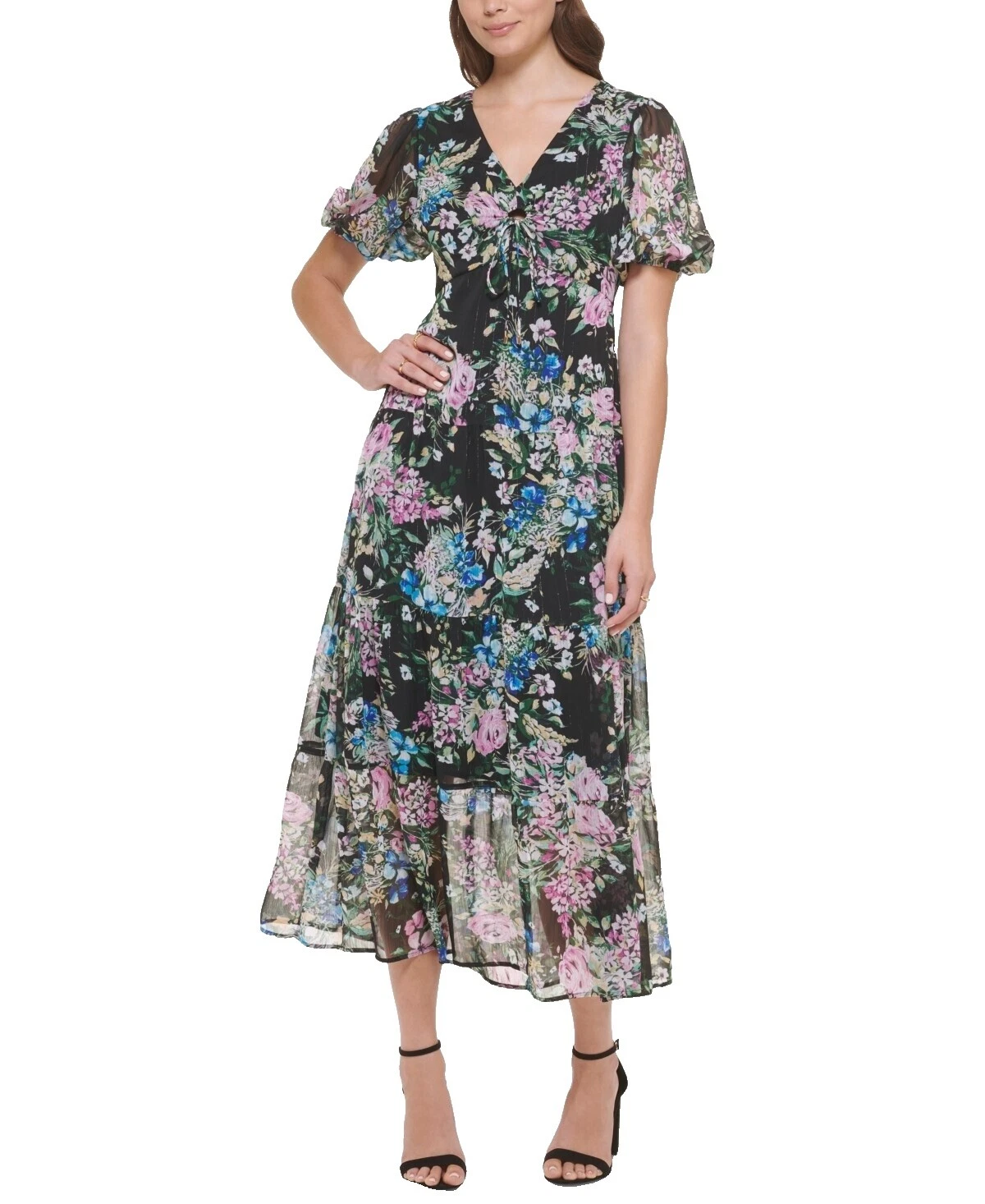Vestidos Maxi Floral Kensie Girl Casual para Mujeres