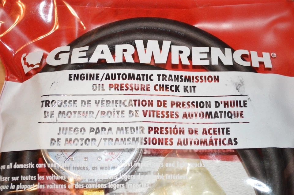 Llave de cambios 3343D 12 piezas Kit de verificación de presión de aceite de motor/transmisión automática Foto 3 de 4