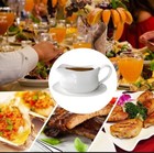 Qlans 17oz Gravy Boat with Saucer Stand, Set of 1, Ceramic Sauce Boat with Tray — photo 8