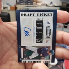 2019 Contenders Draft Picks Blue Foil Antonio Cabello Auto Rc # 24 #ed 91/99