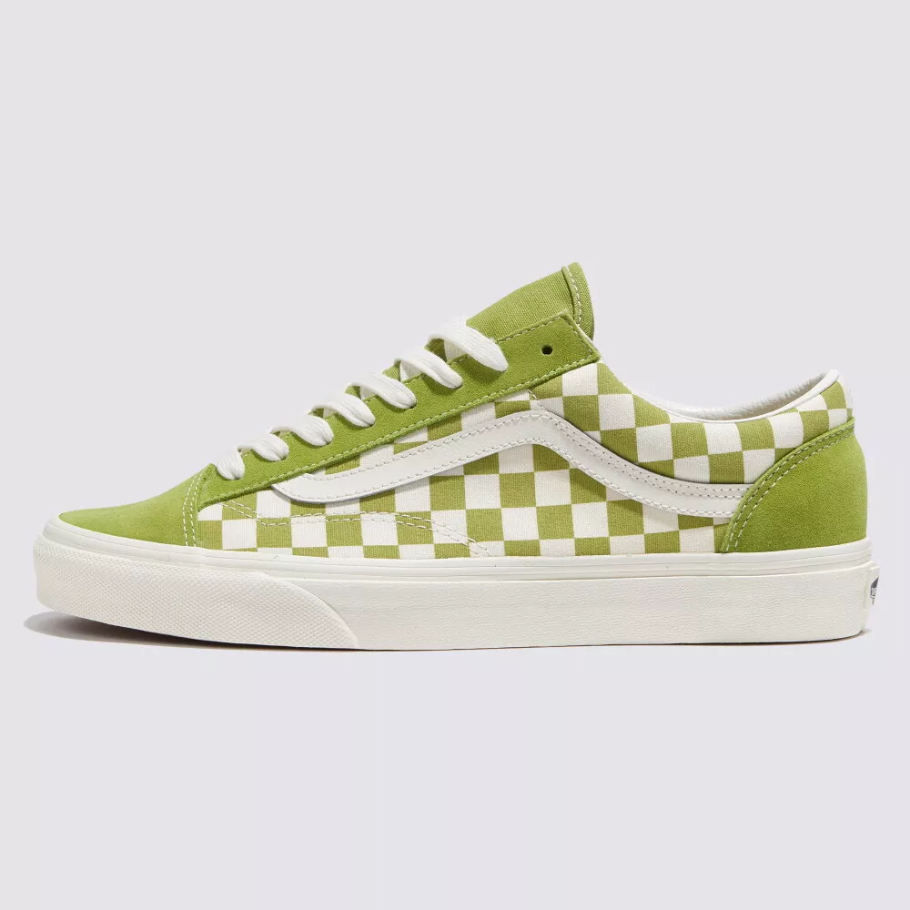 Green vans checkered cheap