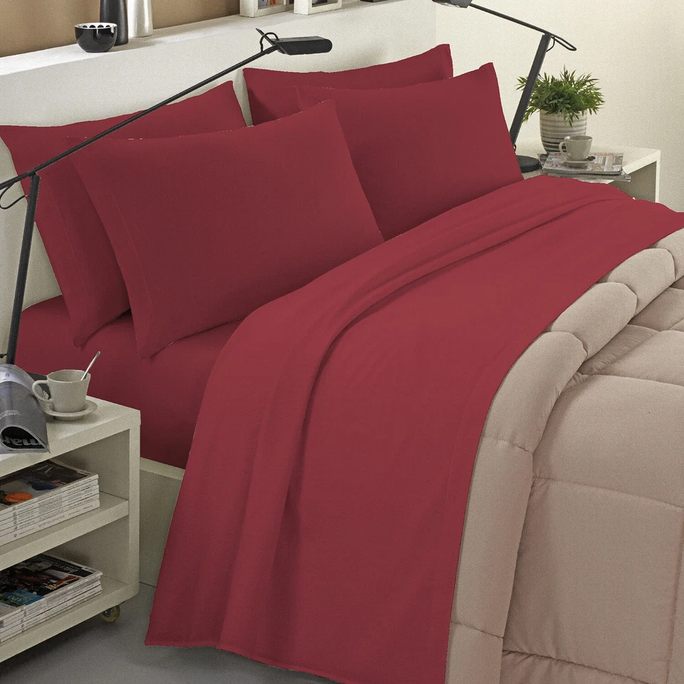 Completo Lenzuola Flanella 100% Cotone, Set Lenzuola Invernali Anti-pilling - Immagine 4 di 4