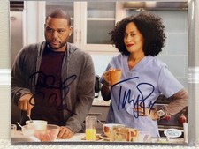 Anthony Anderson and Tracee Ellis Ross (Black-ish) autographed photo