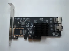 Syba SI-PEX40137 8 Port Non-RAID SATA III PCI-e x4 Controller Card Dual SFF-8087