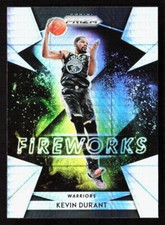 2018 Panini Prizm Kevin Durant Fireworks  Hyper #13 Golden State Warriors