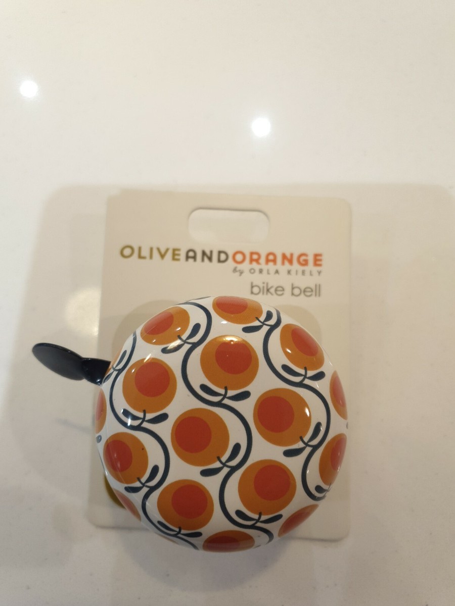Olive and Orange by Orla Kiely Bicycle Bike Bell UK