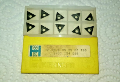 10x WHK KIENINGER TP 15 G 05 25 03 T80 / IN03.154.088 clamp holder CNC HM TCGW
