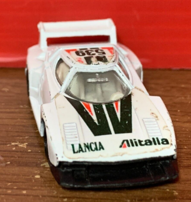 Vintage Lancia Alitalla Racer Die Cast Car Made In Hong Kong 1/64