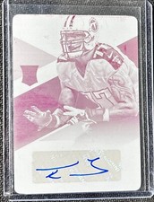 2014 Panini Absolute Magenta Printing Plate Taylor Lewan ROOKIE RC AUTO 1/1 #195