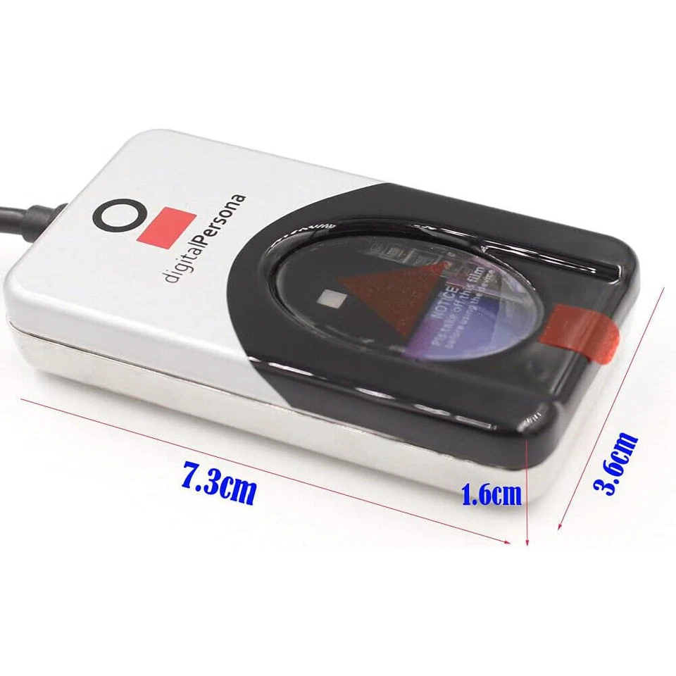 Digital Persona U.are.u 4500 USB Biometric Fingerprint Scanner Reader - Image 2 of 4