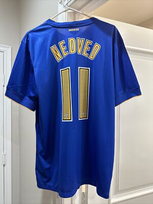 Nike CUSTOM Pavel Nedved 14/15 XL Juventus Away Shirt Jersey Kit