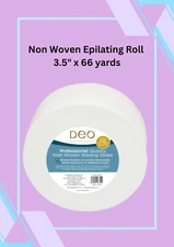 Non woven epilating roll 3.5" x 66 yard  paper waxing strips body hair removal