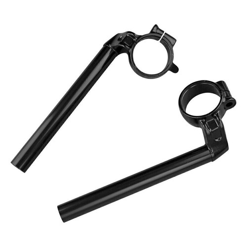 For Honda CBR600RR 2007 2008 2009 2010 2012 Black Motorcycle Clip On Handlebar - Picture 2 of 5