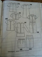 Magazine Burda Couture Facile - Cours Illustrés Combinaisons/sacs/chapeaux/jupes - Mars 1995 - Occasion