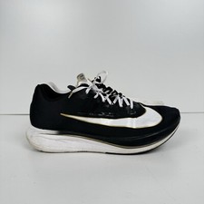 NIKE Zoom Fly Equality Mismatched Running Men Size UK 11 Black White 880848-006