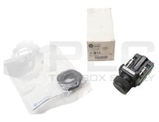 NEW ALLEN BRADLEY 800H-R2AP /F PUSH BUTTON BLACK W/ 800T-XAP /F 800H-R...