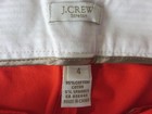 J Crew Red Minnie Pants Cotton W/ A Hint Of Stretch Side Zipper Sz 4 — photo 5