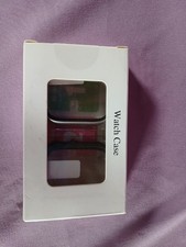New 2 Pk Black and Silver Smart Watch Cases for Men and Women. B1 