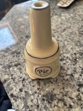 Vintage Creme Keramik Torten Trichter 8 cm Dampfabzug Backen